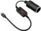 USB C Mâle vers 12V Voiture Allume-Cigare Prise Type-C vers Allume-Cigare Adaptateur Câble Convertisseur avec Affichage Voltmètre, Tension Réglable 5V / 9V / 12V