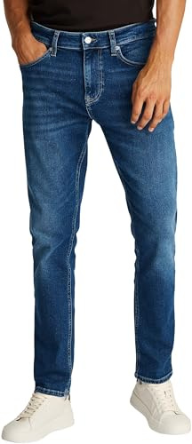 Tommy Jeans Uomo Jeans Austin Slim Tapered Fit, Blu (Denim Dark), 32W / 30L