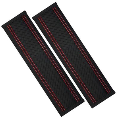 JINJUMEI 2 Stück Gurtpolster Auto, Autogurtpolster, Erwachsene Sicherheitsgurt Polster, Auto Sicherheitsgurtbezüge, Gurtschoner Schulterpolster Polsterung für Sitzgurt im Auto