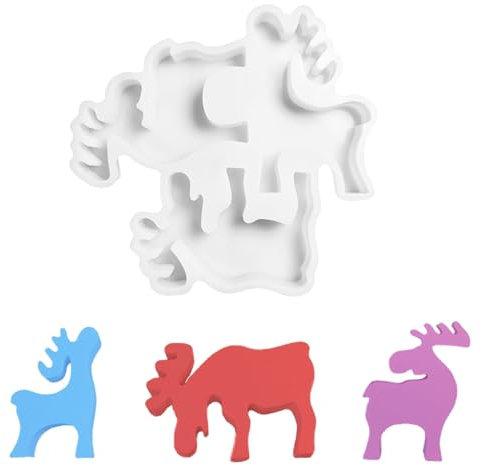 3D Kerzengießform, DIY Kerzengießformen, Gießformen Weihnachten, Silikonform Weihnachten für die Herstellung Von Kerzen, Weihnachten Handwerk Ornamente (B)