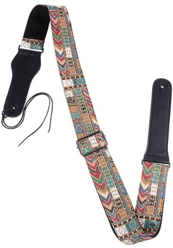 VICASKY Bohemian Guitar Strap Guitar Strap for Live Performances and Studio Use