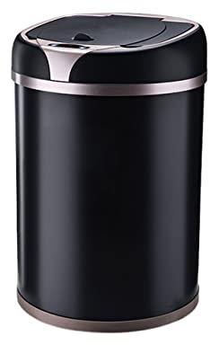 Poubelle Poubelle à domicile intelligente La corbeille automatique peut être une corbeille de détection de mouvement en acier inoxydable peut perfectionner for la capacité de cuisine de la maison 12L