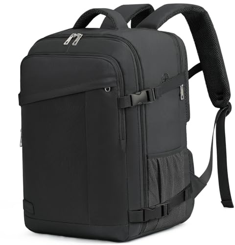 Hayayu Mochila Viaje Cabina Avion 45x36x20, Mochila Cabina 45x36x20cm Para Easyjet Mochilas De Viaje Maletas 30L Equipaje De Mano Bolsa Con Bolsa Húmeda Independiente Y Bolsillo Antirrobo