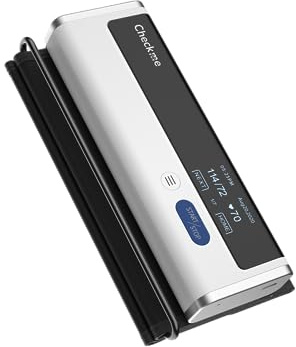 CheckMe Blutdruckmessgerät Oberarm,Automatisches Blutdruckgerät mit Bluetooth,Blutdruck Messgerät mit Multi User Management und Unbegrenztem Speicherplatz,APP für Android/iOS