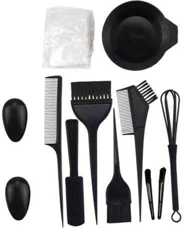 Alipis Kit Professionale per Colorazione Capelli Ciotole e Spazzole Tintura Antistatiche Riutilizzabili Accessori per Salone e Uso Domestico Adatto Tutti i Tipi di Capelli