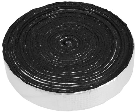 BIUDECO Reflective Foil Insulation Tape Thick Aluminum Pipe Wrap for Thermal Barrier and Frost Protection Self-Adhesive Multi-Purpose Duct Wrap for Walls Roofs Greenhouses and Outdoor Use