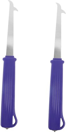 VICASKY Strumento per la Pulizia Fontane a Cascata da Esterno 2 Pezzi con Gancio per Detriti e Manico Ergonomico Accessorio per Laghetti da Giardino e Stagni Pulitore per Foglie e