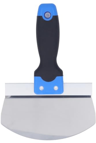 Spatola ad Coltello per cartongesso in acciaio inossidabile Spatola Coltello per stucco rotondo Coltello per mastice Attrezzo manuale per pittore Stuccatore Malta per intonaco da