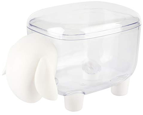 QERLONG Mini scatola porta bastoncini di cotone, porta stuzzicadenti in cotone cosmetico, a forma di pecora