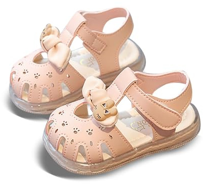 Sandali Bambino 27 - Sandali Traspiranti Leggeri con Punta Chiusa Scarpe Casual per l'uso Quotidiano e per Il Gioco all'aperto comode Calzature per Neonati con Suola Morbida. (3-3.5 Anni)