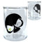Nuke Guys Griffin Messbecher mit Skala, Totenkopf, 150 ml, transparentes Glas für einfaches Dosieren von Flüssigkeiten