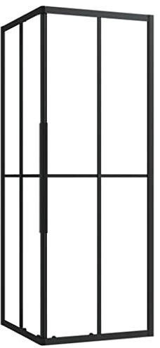 vidaXL Shower Cabin Modern Home Bathroom Washroom Shower Enclosure Cabinet Screen Cubicle Doors Bath Cabin Bathtub Wall Attachment ESG