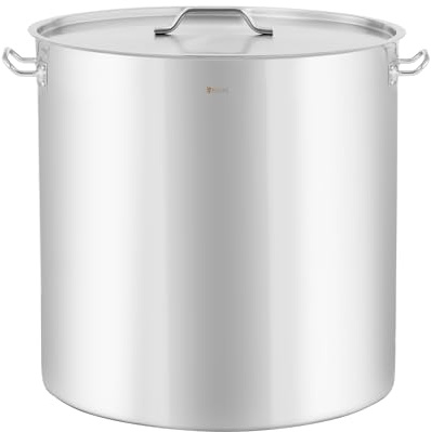 Royal Catering Kochtopf Induktion 170 L Ø 60 cm mit Deckel Edelstahl-Topf Induktionsherd-Topf Induktionskochtopf Edelstahltopf