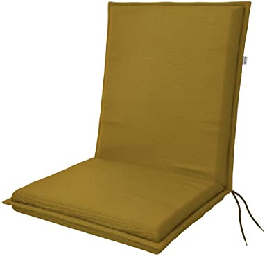 Doppler / Niederlehner Elegant/Gartenstuhlauflage/Niederlehner/Ocker/ca. 100 x 48 x 6 cm