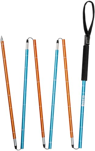 LACD Unisex – Erwachsene Avalanche Probe Express Evo Schneesonden, Blau-Orange, 240