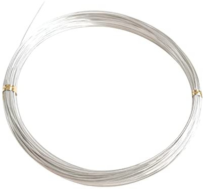 Copper Craft Wire Silver Plated Copper Wires 0.4mm x 10m Bead Making Art Craft DIY Embellishment Decoration Floristy Modelling Sculpture Supplies