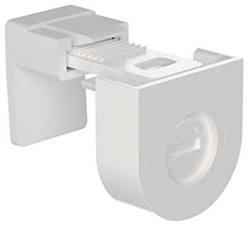 SchattenFreude 4er Set schmale Klemmfix-Halter mit Spannschraube zum Anklemmen von verspannten Plissees am Fensterrahmen