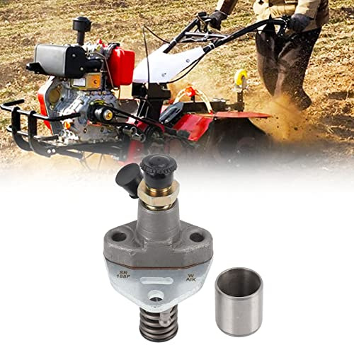 Pompa di Iniezione Carburante Generatore 188F con Ugello Sinistro - Parte Iniettore Carburante Diesel Monocilindrico Raffreddato Ad Aria Per Micro Motozappe da Giardino - Migliora L'efficienza del Car