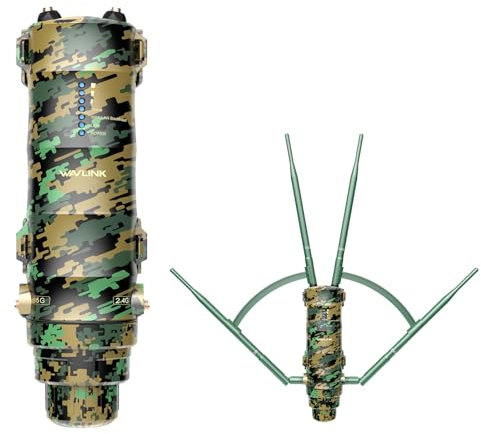 Newest Outdoor WiFi Access Point, WAVLINK AC1200 Wireless Access Point Weatherproof with Outside PoE Powered, 2 Gigabit Ports, Supports Router/AP Modes for Garage, Camping, RV