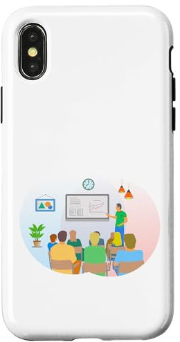 Meeting in The Conference Room Boardroom Meeting Office Case for iPhone X/XS