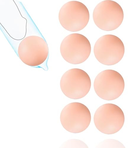 PureSex Penishülle 8 Stück Silikon Penisverlängerung Kugeln Weiche Penishüllen zur Ejakulationskontrolle & Penisverlängerung Sexspielzeug für Männer, Cock Sleeve zur Stimulieren für Paare Penis Sleeve
