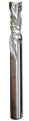 Punte da trapano, Fresa a punta piatta in metallo duro a 2 taglienti a spirale SU GIÙ taglio for router CNC legno alluminio dimensioni multiple(SP2FC-D6.0-L32)
