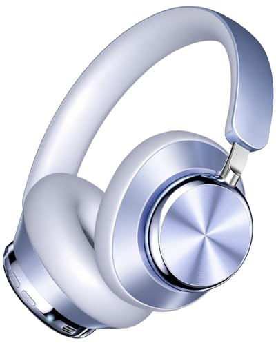Wentronic Y03 Active Noise Cancelling Bluetooth Headphones - Blue