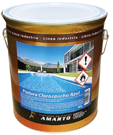 Amarto Pintura Clorocaucho Azul Piscinas (4 L.)