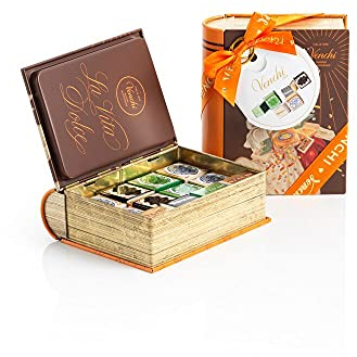 Venchi - Mini Libro con Cioccolatini Cremini Assortiti, 127g - Idea Regalo - Senza Glutine