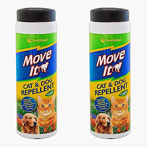 SKYZZ Pestshield 2PACK cat & dog repellent, prevent cat & dog fouling/Poop, outdoor garden powder, 100% natural & non toxic, hygiene product 240g