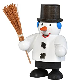 KWO Räuchermännchen Schneemann - 10 cm