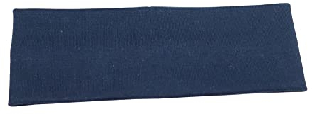 Stirnband aus Baumwolle für Kinder Ohrenwärmer Haarband Winterstirnband Ohrenschutz in verschiedenen Farben (XS, marine)