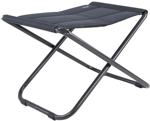 Crespo Falthocker AP306 Air Deluxe Camping Klapphocker Angel Hocker Polster Alu Grau