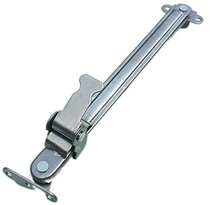 ZJCNHY Fensterriegel Kipp-Regler 225–370 mm Teleskop-Windschutz aus Edelstahl, Kunststoff, Flügel, Ortungsunterstützung, Begrenzung, Fensterstrebe, Winkelpositionskontrolle