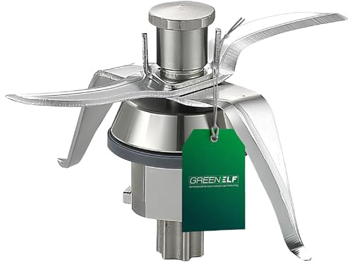 GREENELF - Lame Bimby TM21 di Ricambio -Chef-Mix EDIZIONE LIMITATA – Gruppo Coltelli Bimby TM21 in Acciaio Inox SUS420 Compatibile con Thermomix TM21 – Sicuro e Resistente Lavabile in Lavastoviglie
