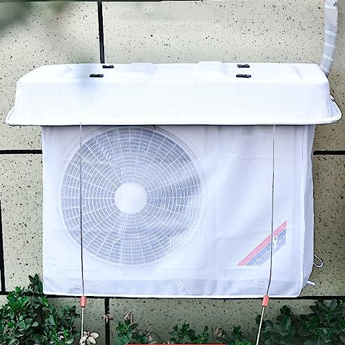 wanghaiyanBD Überdachung der Außeneinheit der Klimaanlage, Regenabdeckung der Haupteinheit, Sonnenschutzabdeckung, Balkonmarkise für Mini-Split-Wärmepumpe/Kondensator/Kompressor