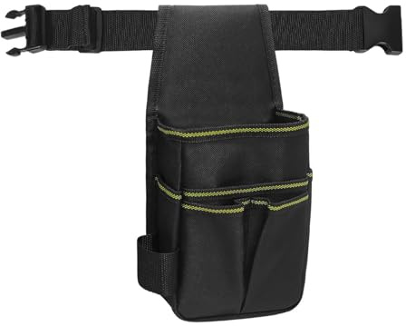 Sac à outils de taille - Ceinture à outils de construction, tablier de travail - Sac à outils de ceinture de travail, tablier de travail, sac à outils, porte-outils portable réglable pour outils à | travail - Sac à outils de ceinture de travail, tablier de travail, sac à outils, porte-outils portable réglable pour outils à
