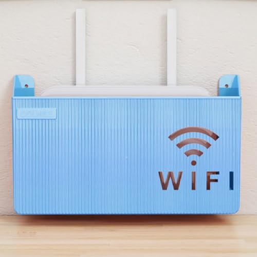 Serenitison Router Schrank,WiFi Box,Router Aufbewahrungsbox,Wandmontage Kabelmanagement,Aufbewahrungsbox für Verstecken Router und Kabel,Set Top Box Kabel Router WiFi Verstecken Box