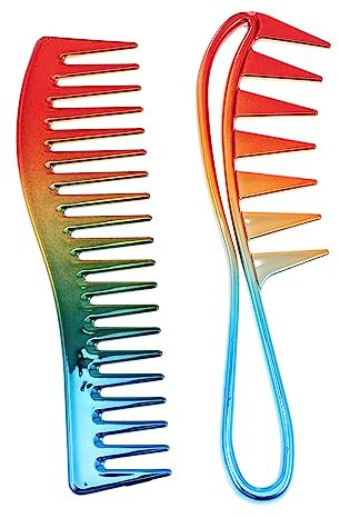 Beaupretty 2stücke Kamm Für Männer Mit Breitem Zahnrad Kopfmassagekamm Für Zuhause Haarkamm Aus Robustem Material Für Nasses Und Trockenes Haar