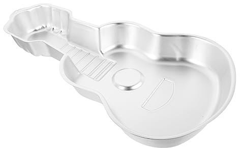 OFFSCH Modelo De Pastel De Guitarra Portátil De Estilo Europeo Molde Creativo Para Hornear De Aleación De Aluminio Para Decorar Pasteles Caseros