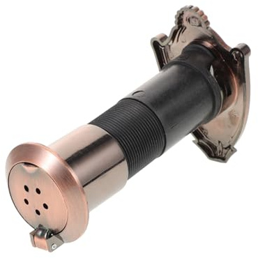 HOUDERCO Mirilla de Puerta Timbre para Puerta Instalación Fácil sin Herramientas Plástico Resistente 85-110mm