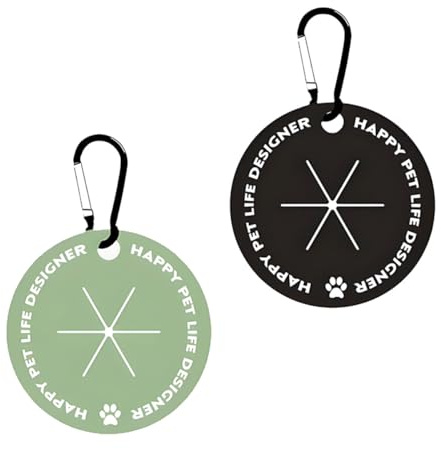 2 Stücke Hundekotsammler Kotbeutelhalter mit Karabiner Silikon Kotbeutelhalter für Hundekotbeutel freihändiger Kotbeutelhalter für Leine