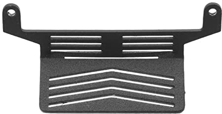 ANKROYU RC Châssis Blindé Plaque de Protection en Alliage d'Aluminium Robuste Résistant à l'Usure Léger Facile à Installer Pièce de Rechange pour Véhicule Tout-Terrain ORV Noir