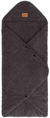 Fillikid Baby Winter Fußsack Babyschale Dinara Exklusiv | Einschlagdecke für Neugeborene | Wind- & wasserabweisend | Kompatibel mit Buggy, Kinderwagen & Autositz | Waschbar bei 30°C