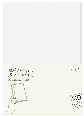 Midori 49360006 – Clear Plastic Case for Notebook, A5