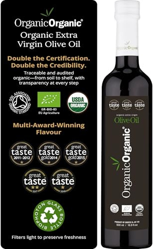 OrganicOrganic High Polyphenol Soil Association Organic Greek EVOO 500ml