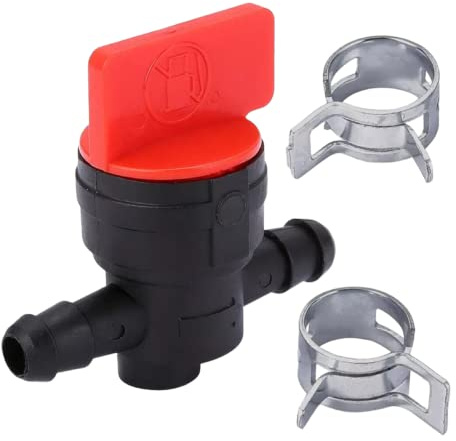 Robinet d'essence universel en plastique 8 mm 1/4 avec tube de 6 mm pour moto, quadATV scooter