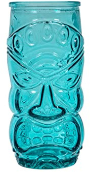 Home Totem Lot de 6 verres cocktail, bleu