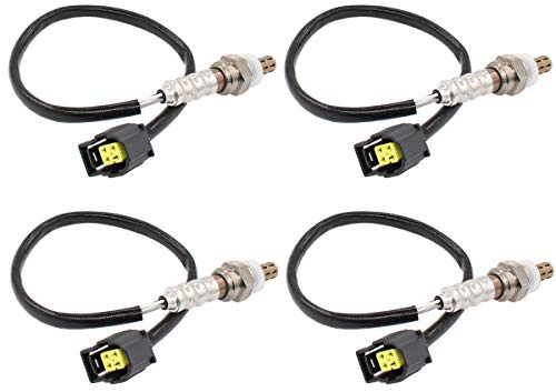 NewYall Pack of 4 Upstream Downstream Air Fuel Ratio O2 Oxygen Sensor for Chrysler 300 Sebring 200 Dodge Charger Durango Dakota Ram Nitro Jeep Commander Wrangler Compass Patriot Liberty Grand Cherokee