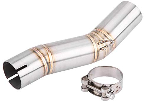 Tubo medio de escape de 51 mm Sistema de escape completo de la motocicleta Conexión de tubo medio de ventilación Conectar para GSX- R600/GSX-R750(K7)